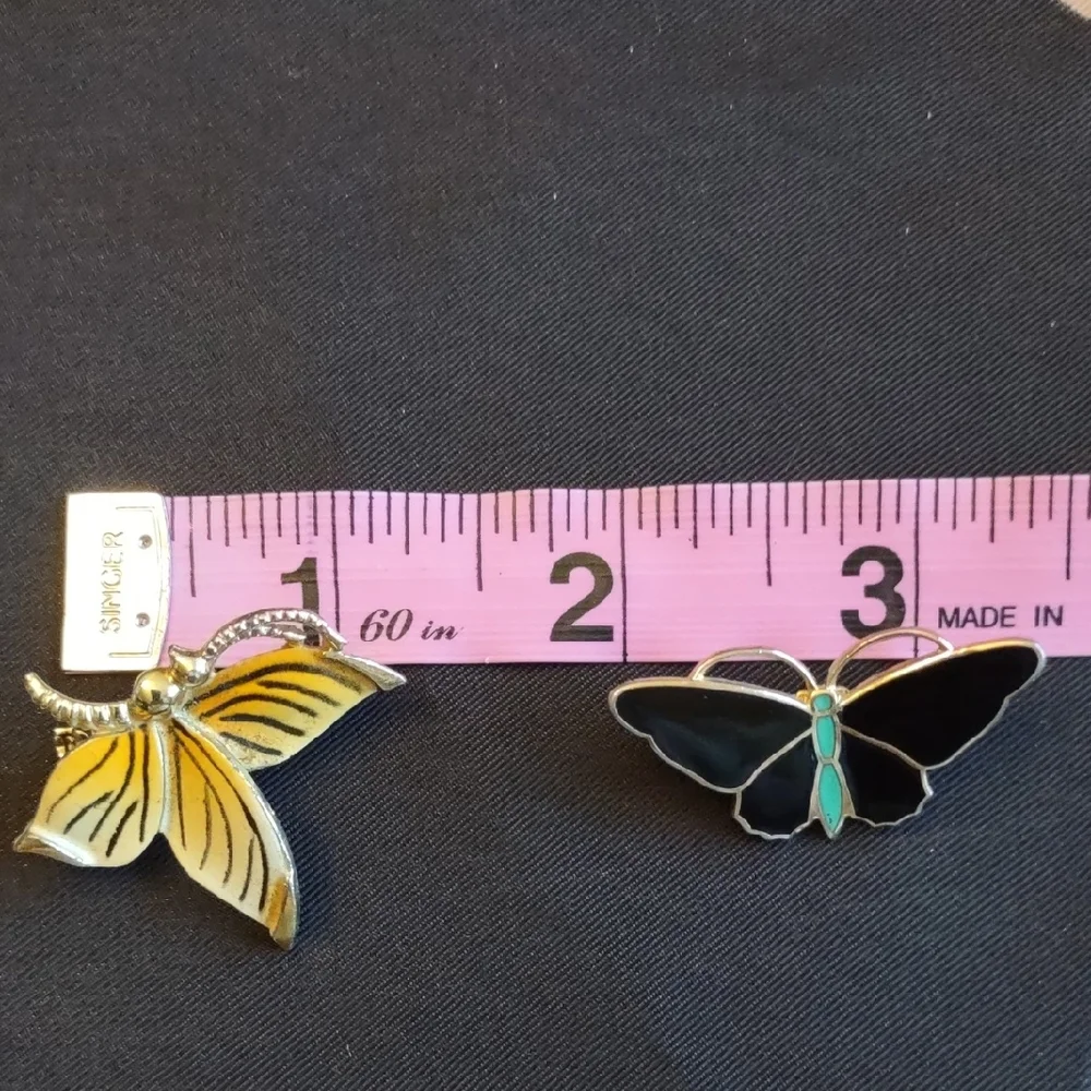 2 Butterfly Brooches Collection - Picture 5 of 5
